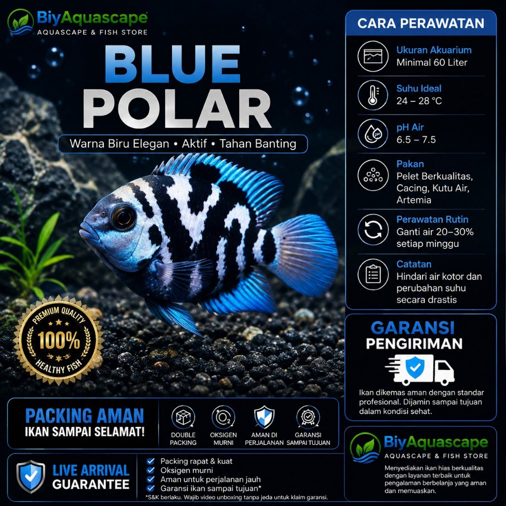 IKAN HIAS BLUE POLAR