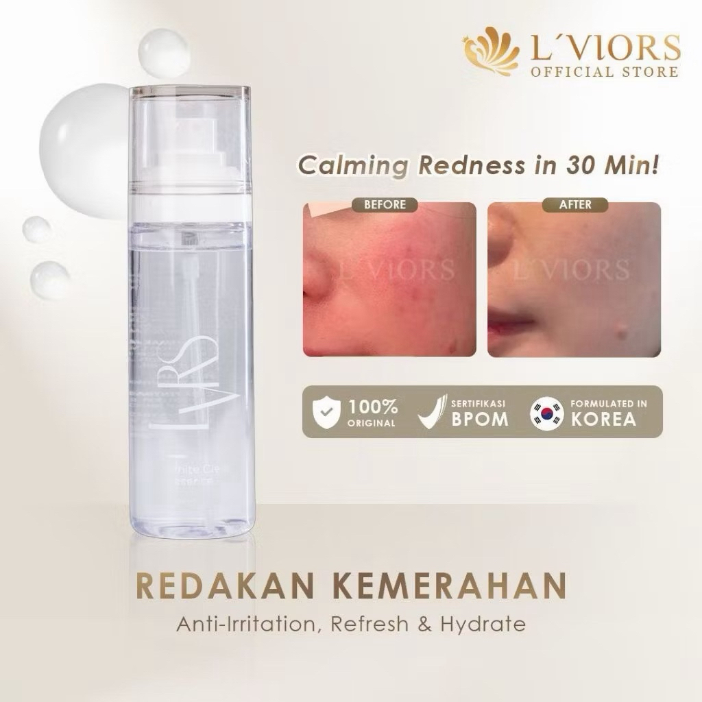 LViors White Clear Essence Exp 22-01-2029 100ML Free 10pcs Papermask (Mist Spray For All Skin WCE)