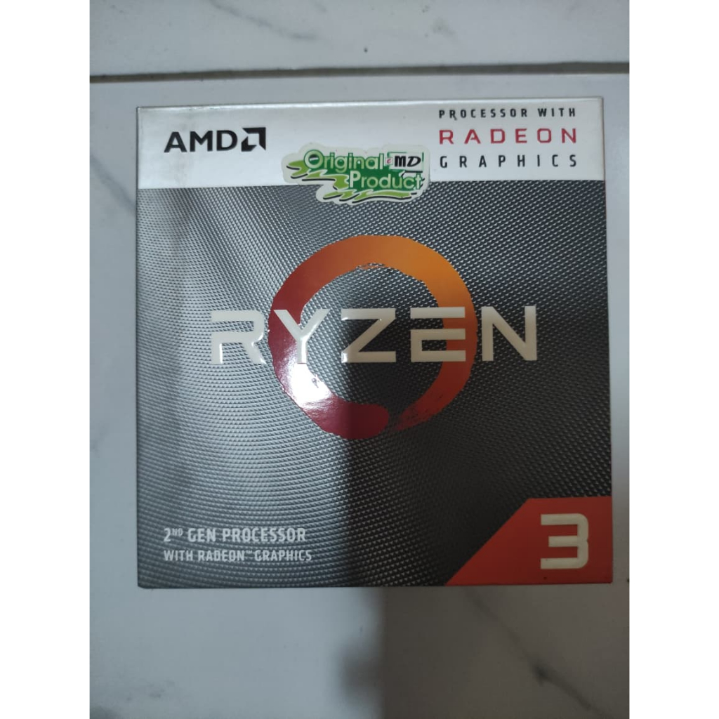 AMD Ryzen 3 3200G 3.6Ghz Up To 4.0Ghz Cache 4MB 65W AM4 - Second Normal Original