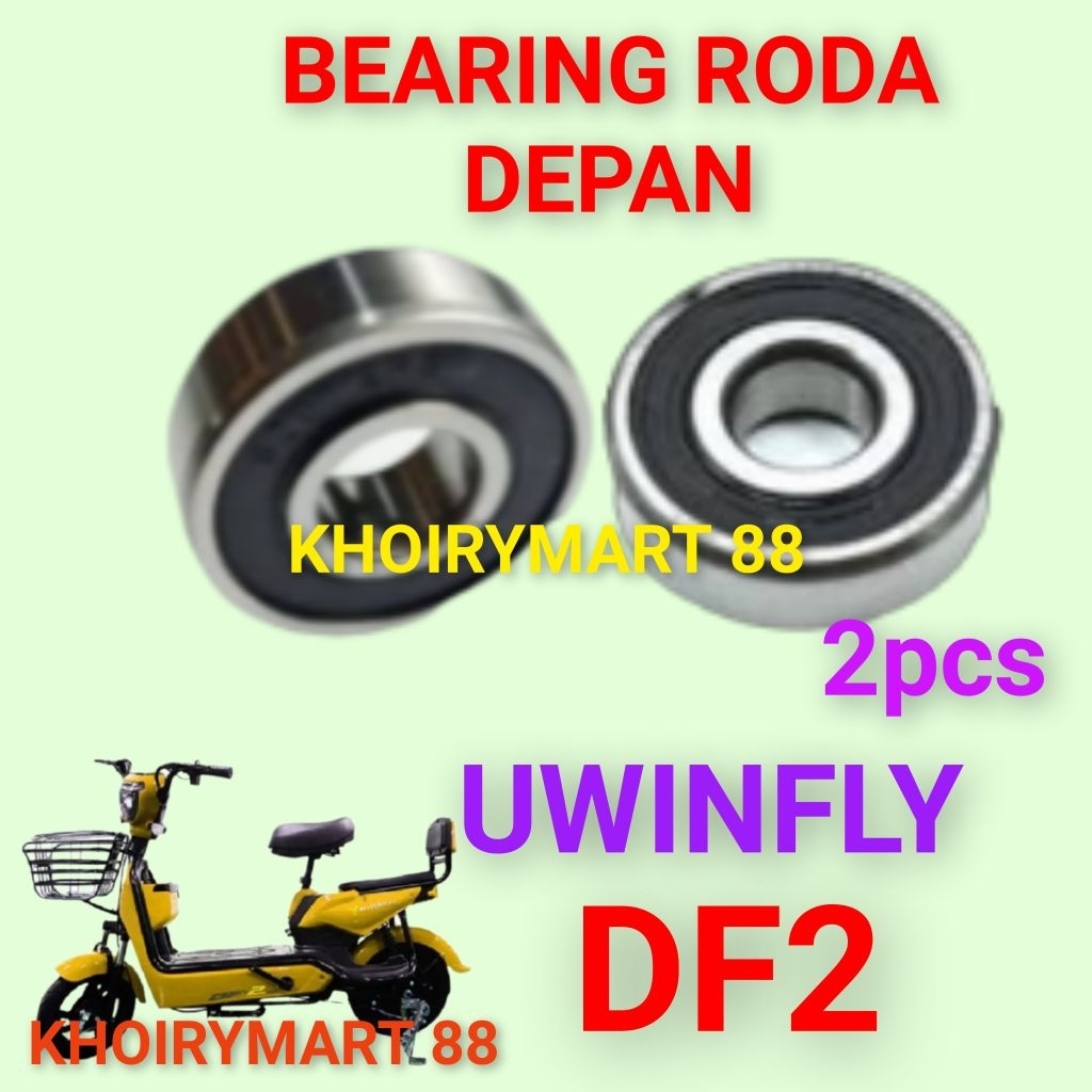 bearing roda depan uwinfly df2 laker klahar roda depan sepeda listrik uwinfly df2