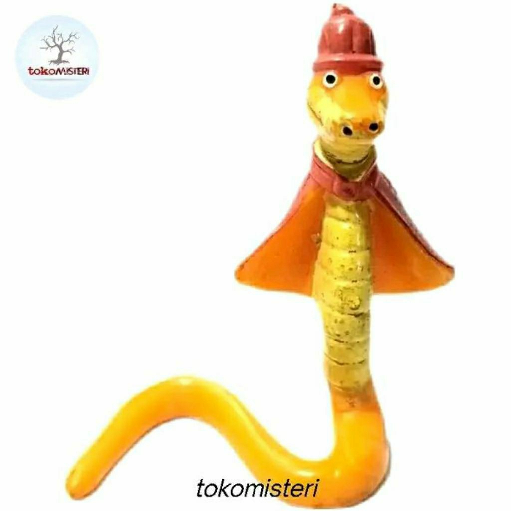 Ular Kobra Sir Hiss Cobra Snake Robinhood Robin Hood Kartun Cartoon Movie Disney Villain Figure Jadu