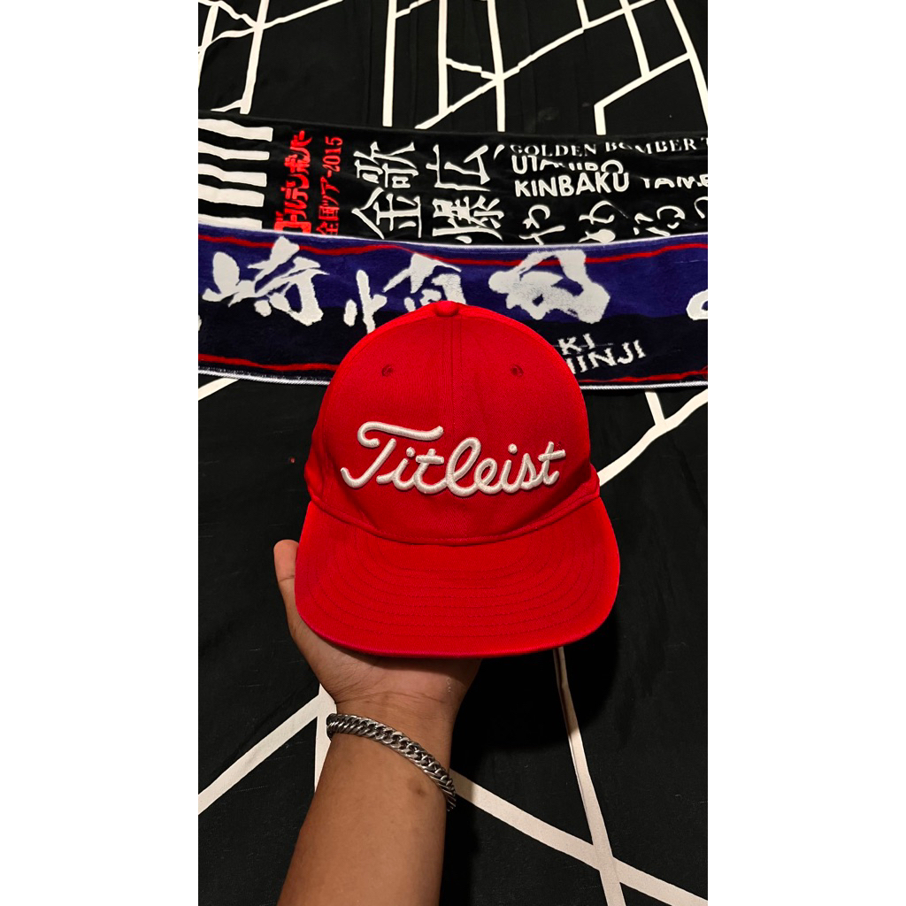 Topi TITLEIST snapback second/prelov merah
