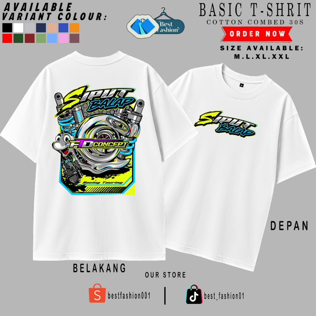 KAOS JDM TURBO SIPUT BALAP ENGINE DIESEL POWER KAOS KEKINIAN, KAOS SIPUT BALAP,RACING,KAOS OTOMOTIF