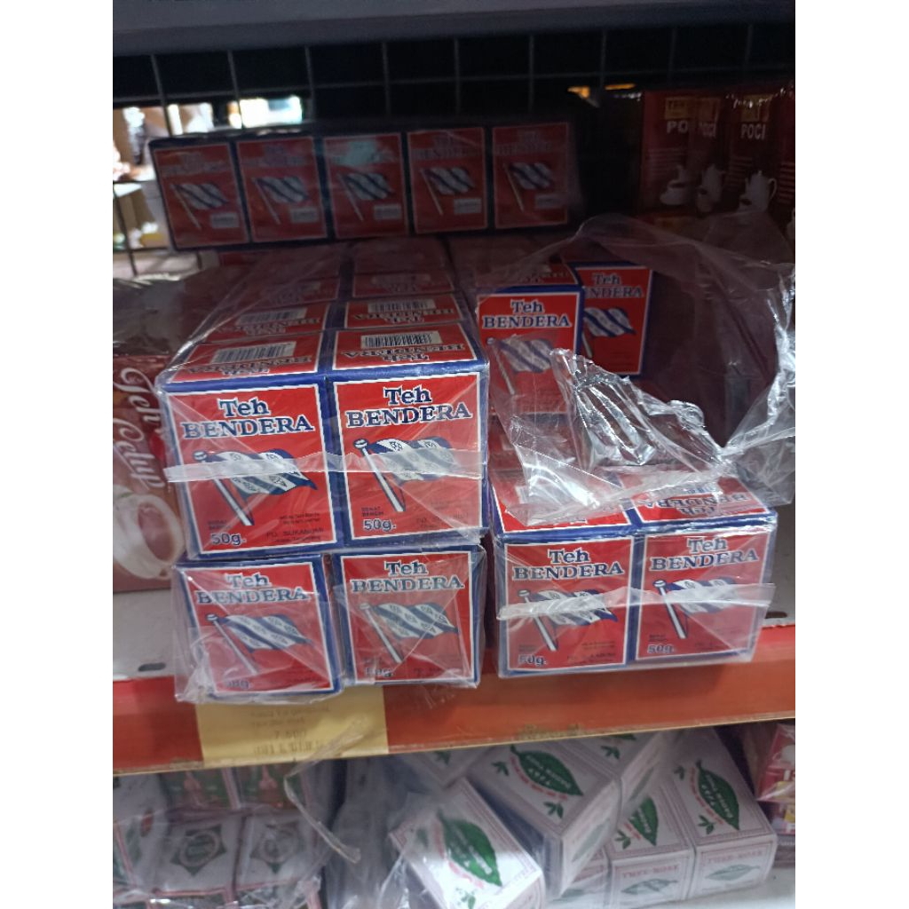 Teh Bendera Bubuk 50g teh bubuk bendera