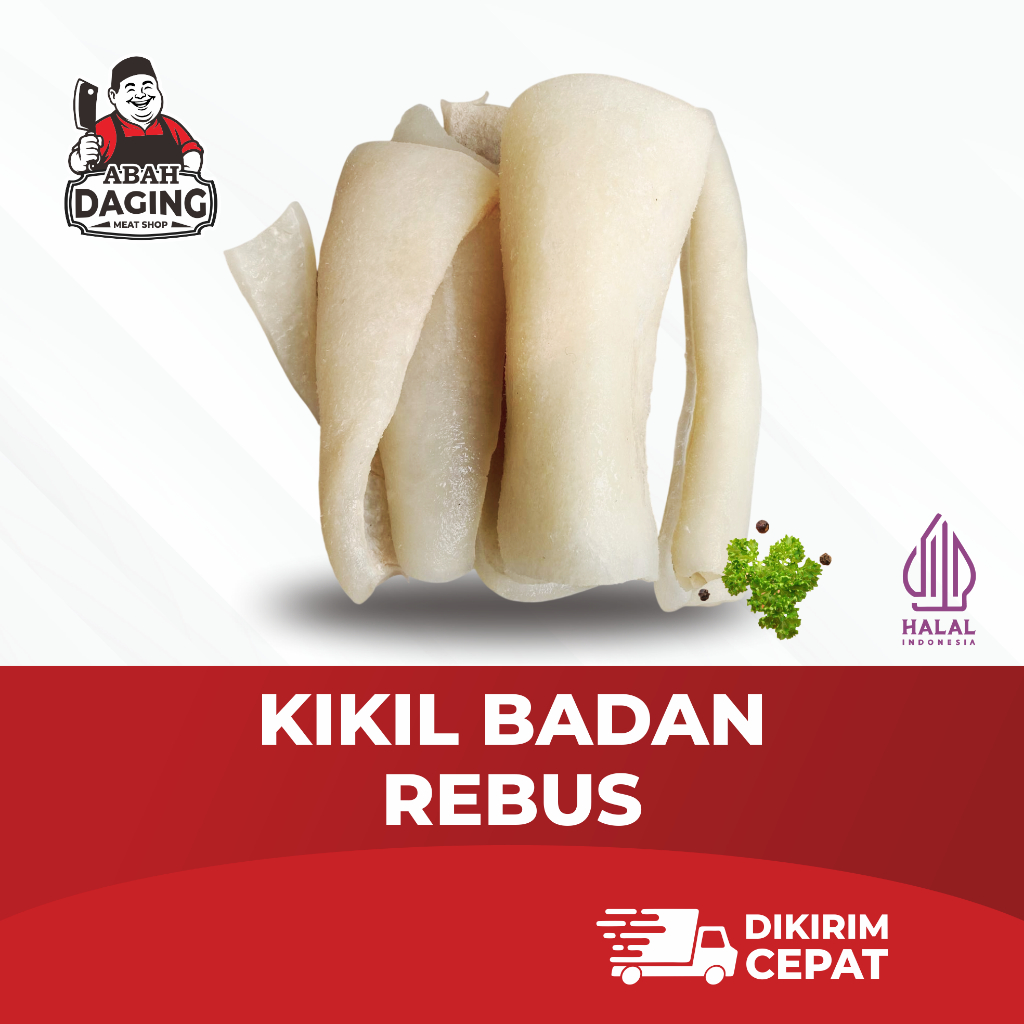 Kikil kulit Badan sapi Rebus | kikil tipis sapi