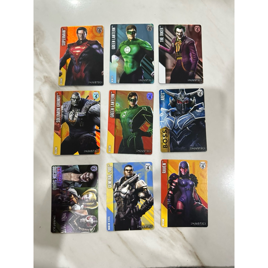 Injustice Card - timezone card mainan