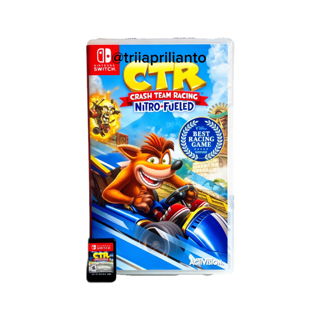 catridge nintendo ctr nitro fueled reg usa
