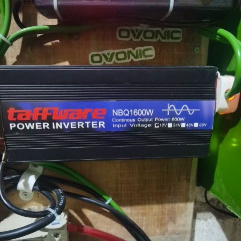 inverter 12v 800w + bms4s100a+2buah balancer 4s5,5a