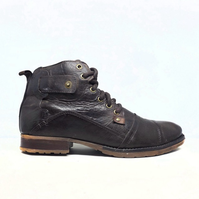 Size 43 | COX Leather Sepatu Boot Rugged Pria