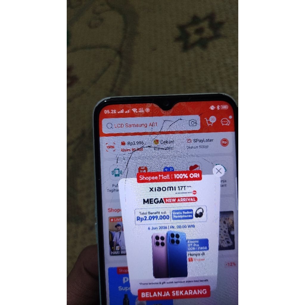 LCD OPPO A31 / A5 / A9 2020 SEKEN RETAK NORMAL