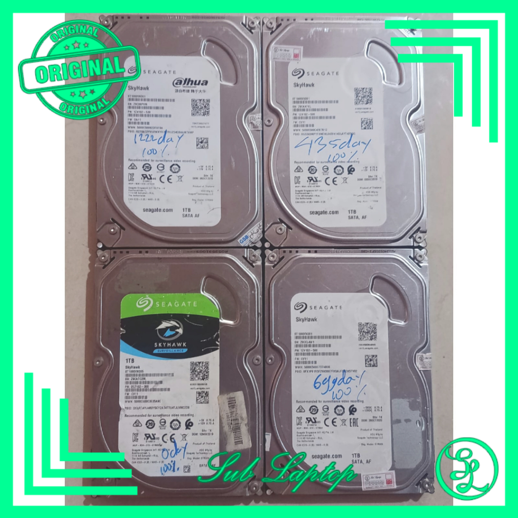 Hardisk PC Komputer Hardisk Server 1TB 1000GB 3.5" HDD Internal CCTV 1TB SATA HDD PC CCTV PS2 PS3 FA