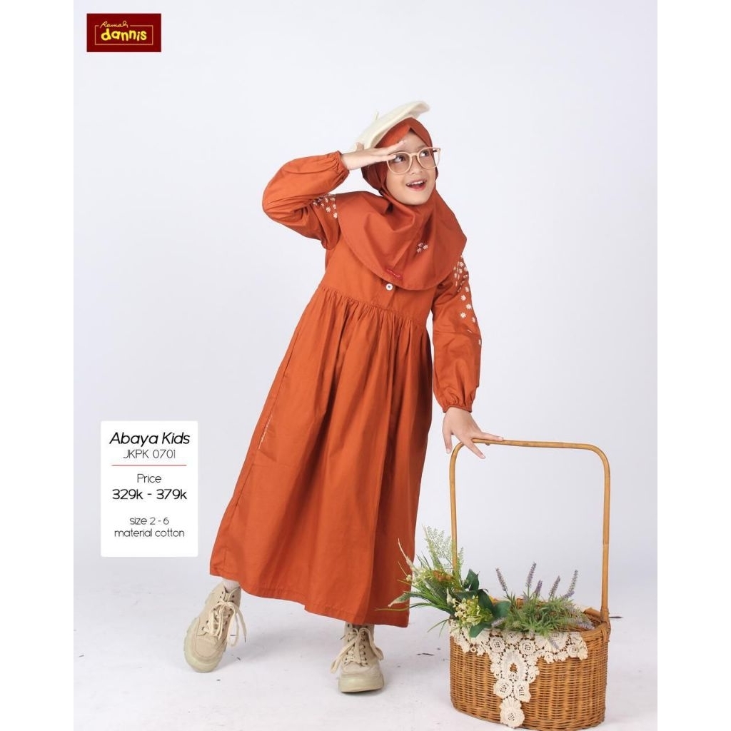 SIZE 3 PROMO MUSLIM ANAK PEREMPUAN DANNIS / SALE DANNIS / DANNIS TERBARU / DANNIS ANAK PEREMPUAN / D