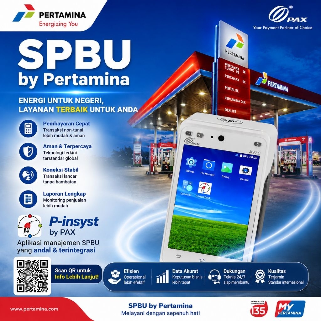 Edc Android pax A930 SPBU