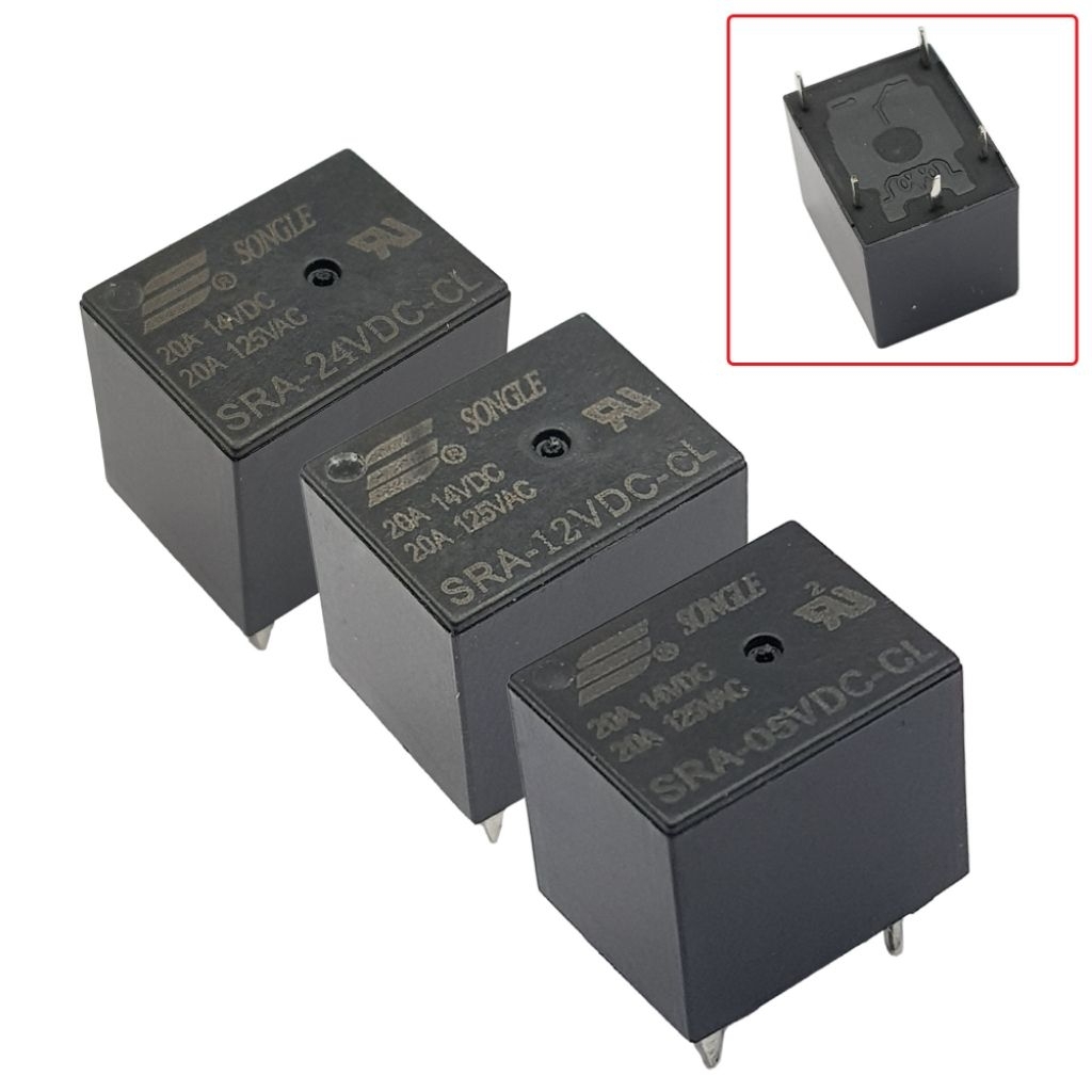 ToRhino Relay 12V 10A Bawaan Mobil SRA-12VDC-CL