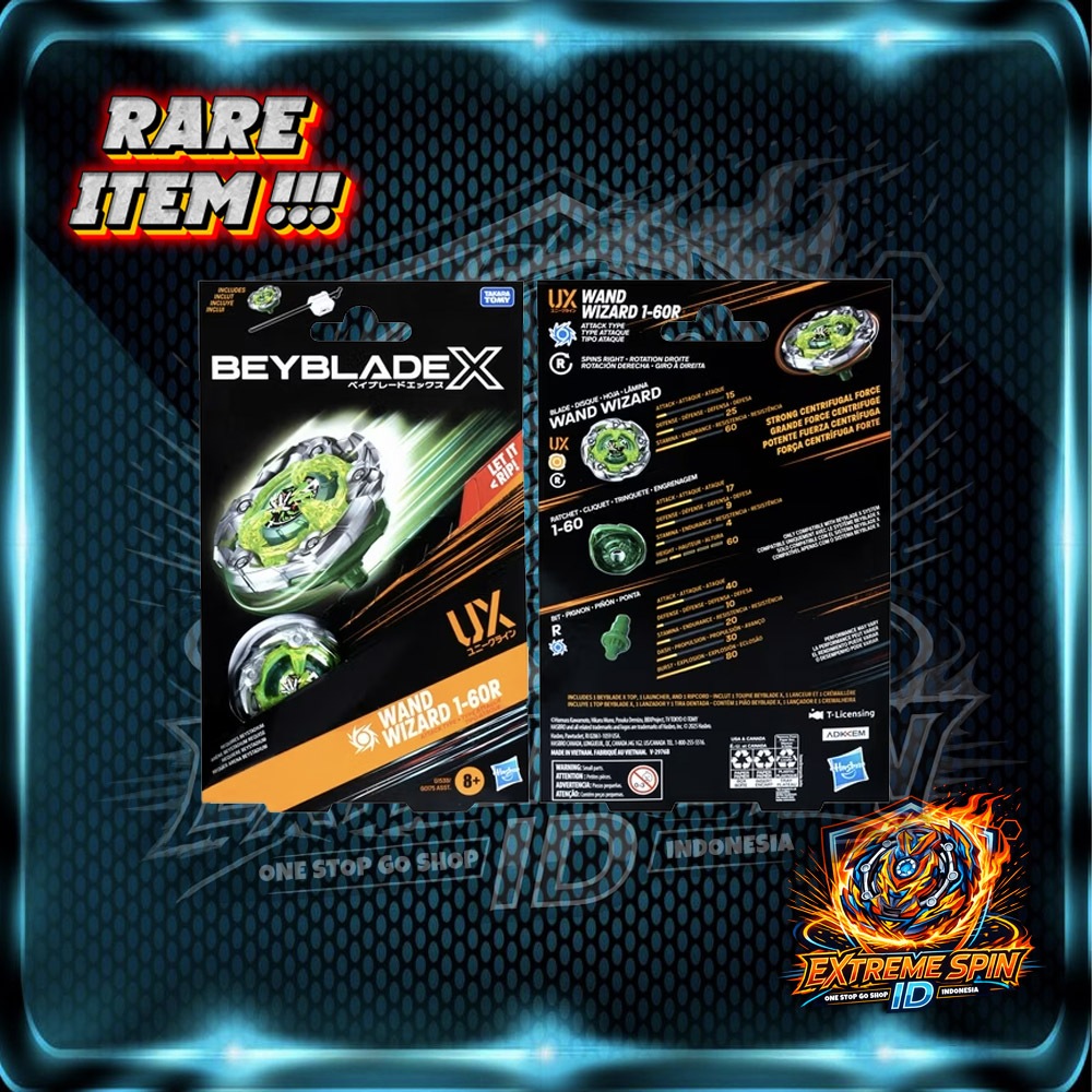 Original HASBRO Beyblade X WIZARD ROD 160R RARE ITEM