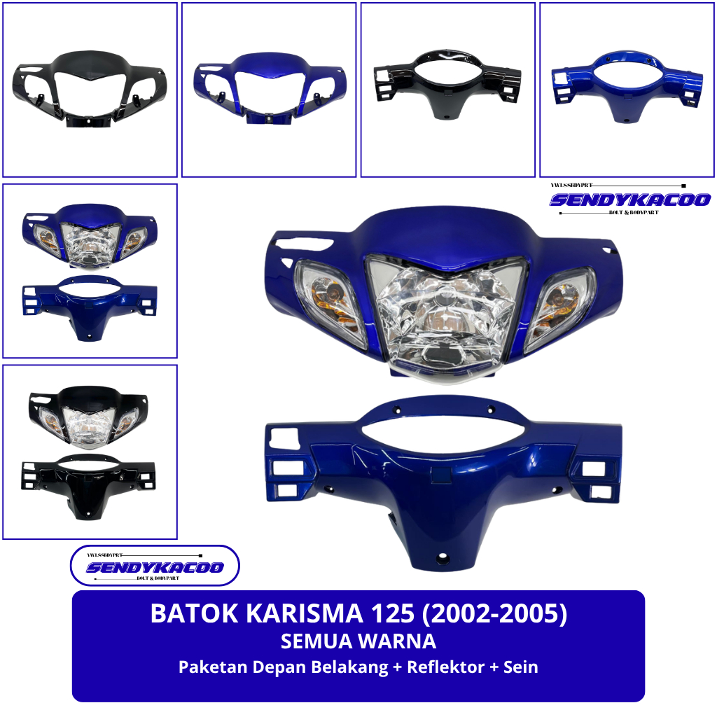Batok Karisma 125 / batok kepala karisma 125 D / karisma 125 D dan lampu