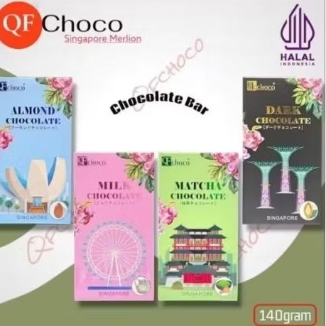 QF CHOCO COKLAT BAR 140GR MERLION SINGAPORE