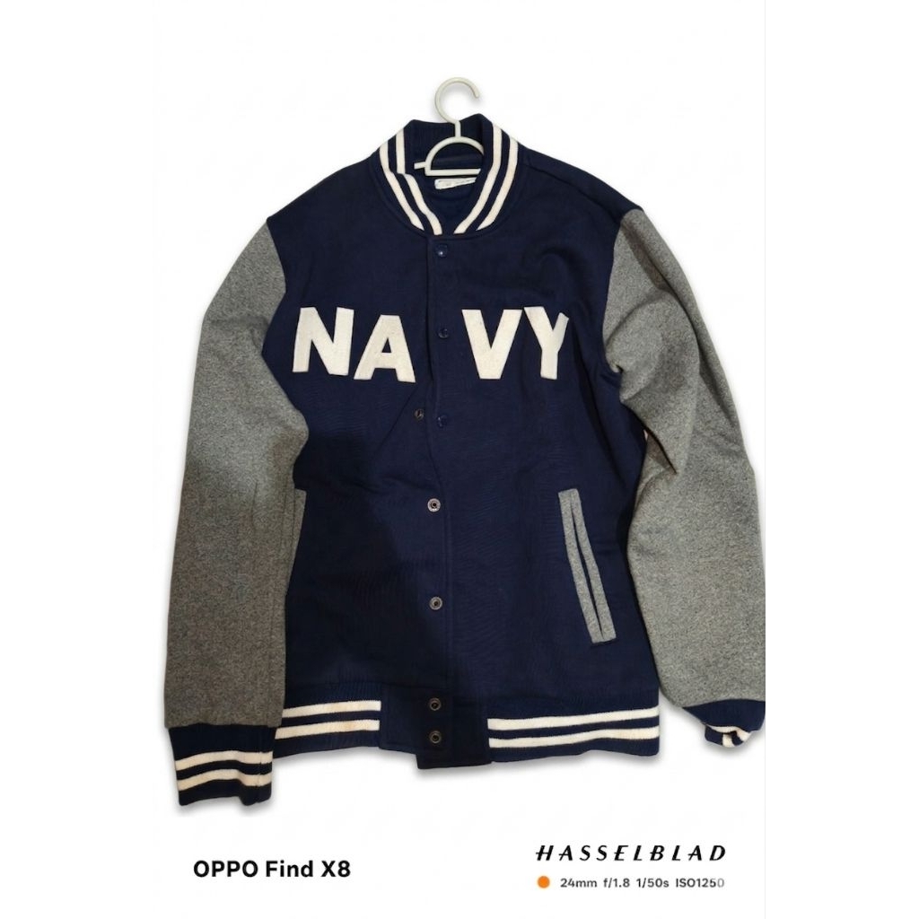 Black Chocoolate Varsity jacket Navy size XL