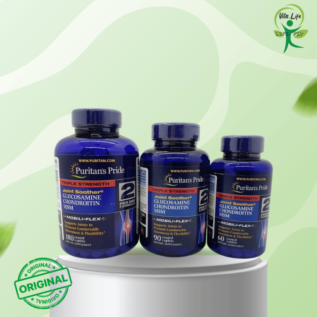 Puritan's Pride Glucosamine MSM Original Glucosamine Chondroitin MSM Original