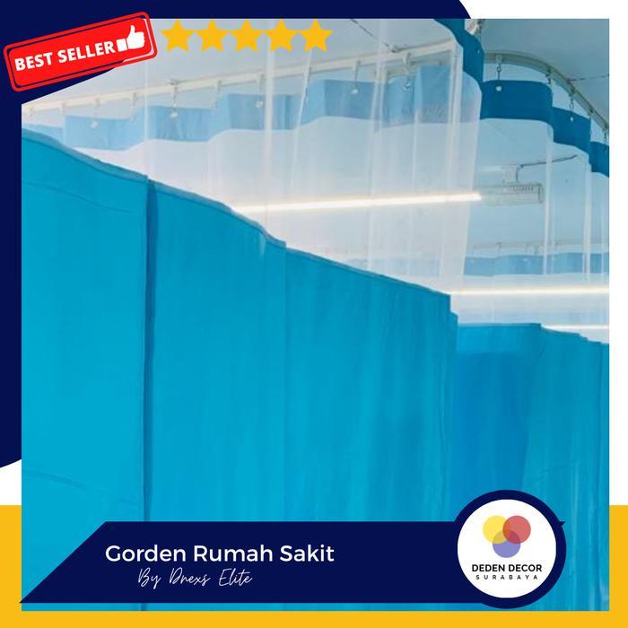 Gorden Full PVC / Biru Tua / Polos 1 Unit / Gorden RS