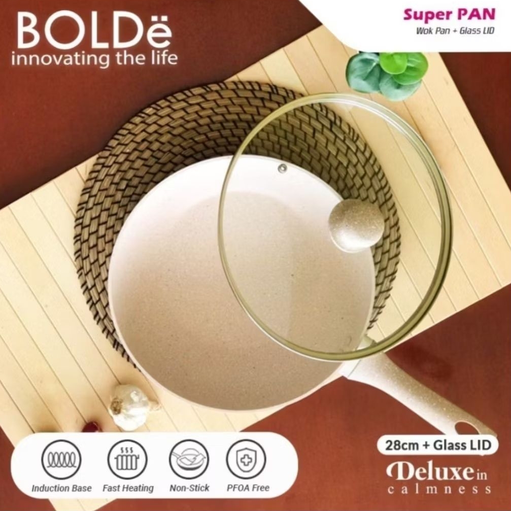 Super Pan Bolde Keramik Wok Pan 28Cm Keramik Bolde