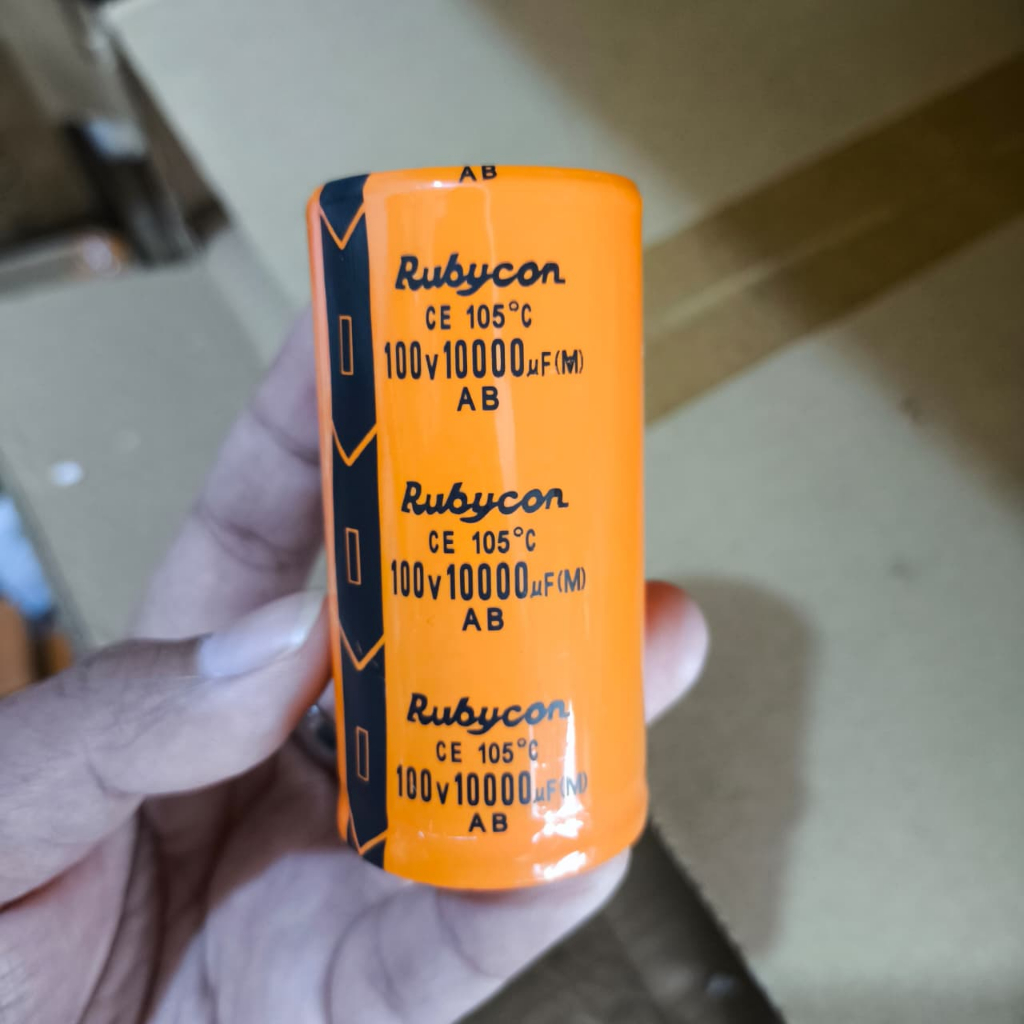 Elco 10000UF/100V Rubycon Orange AB