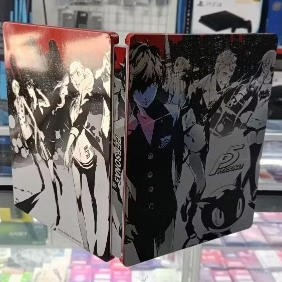 PS4 Persona 5 Steelcase Casing Besi Kaset BD Playstation4 Steelcase Tanpa Game BD