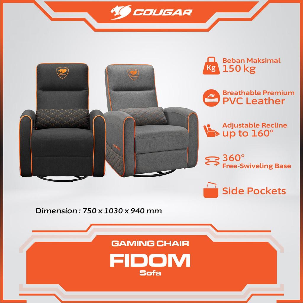 Kursi Gaming Cougar Sofa Ranger - Gaming Chair Sofa Ranger Cougar - Sofa Gaming Cougar Ranger