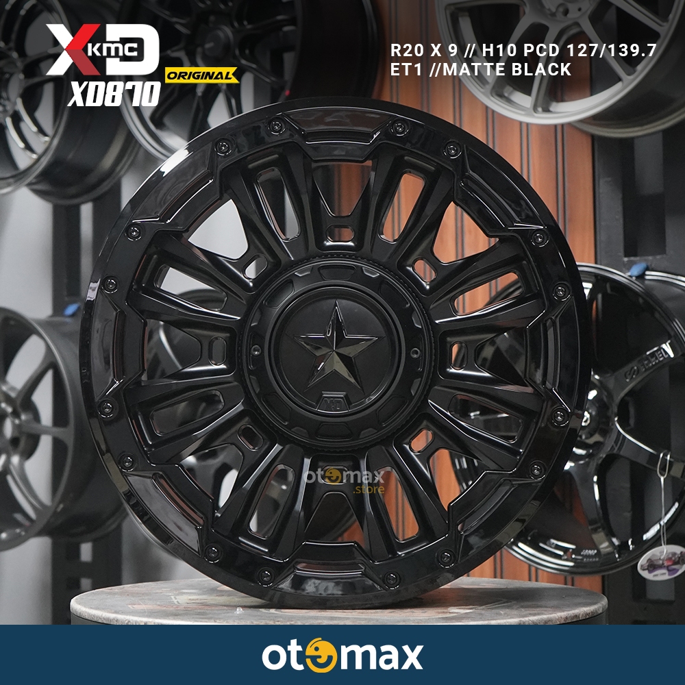 Velg Mobil XD KMC XD870 Original Ring 20 Matte Black