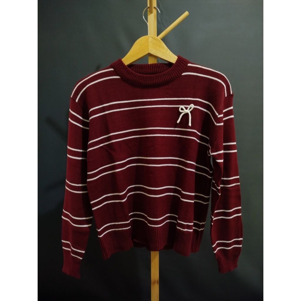 Sweater Rajut Tesyaqila | sweater rajut wanita | sweater rajut model korea