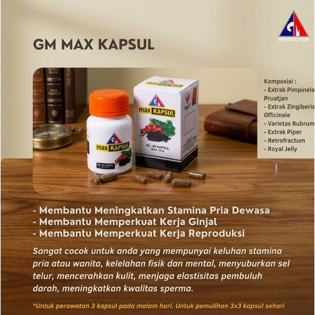 GM MAX kapsul original