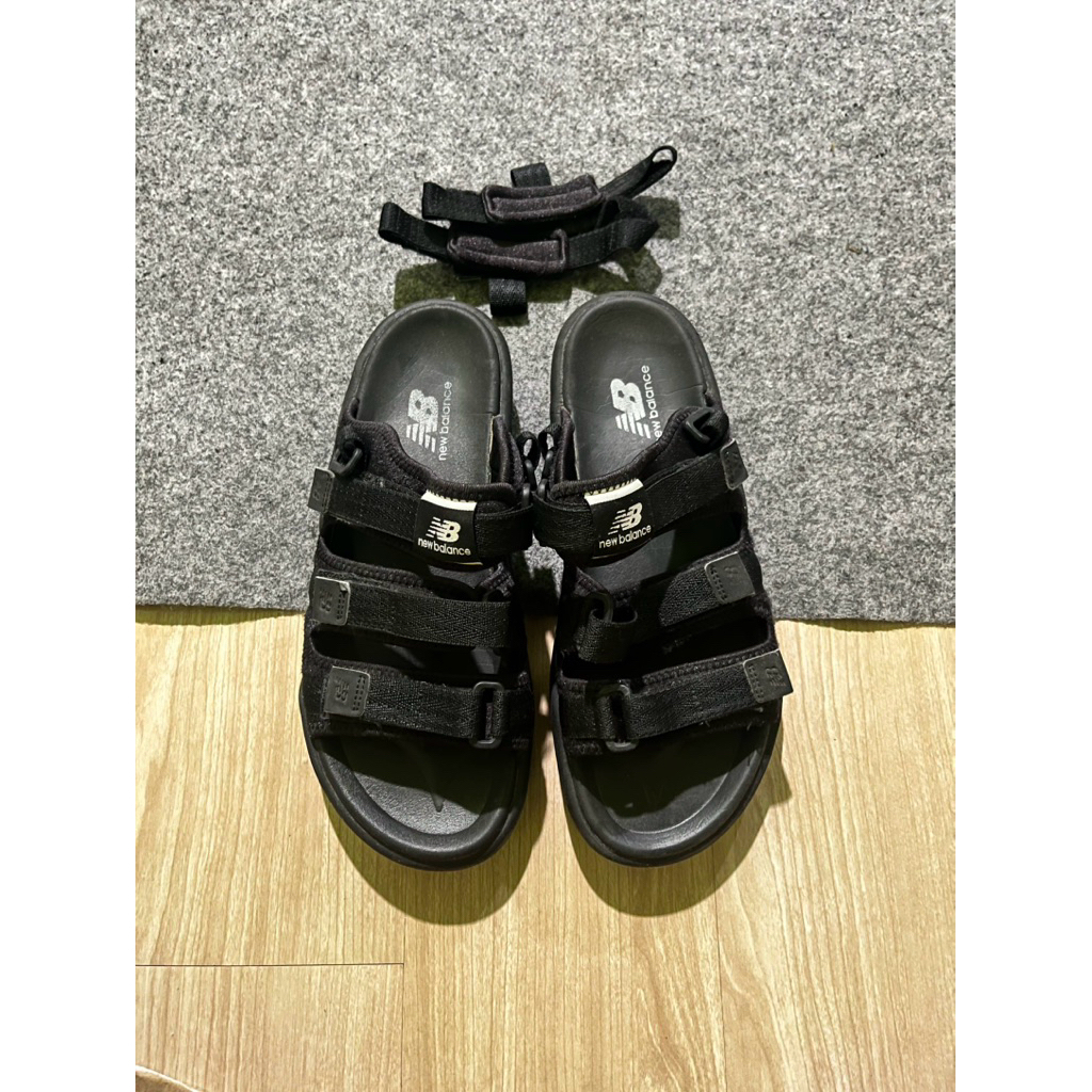 SANDAL NB VELCRO CARAVAN BLACK