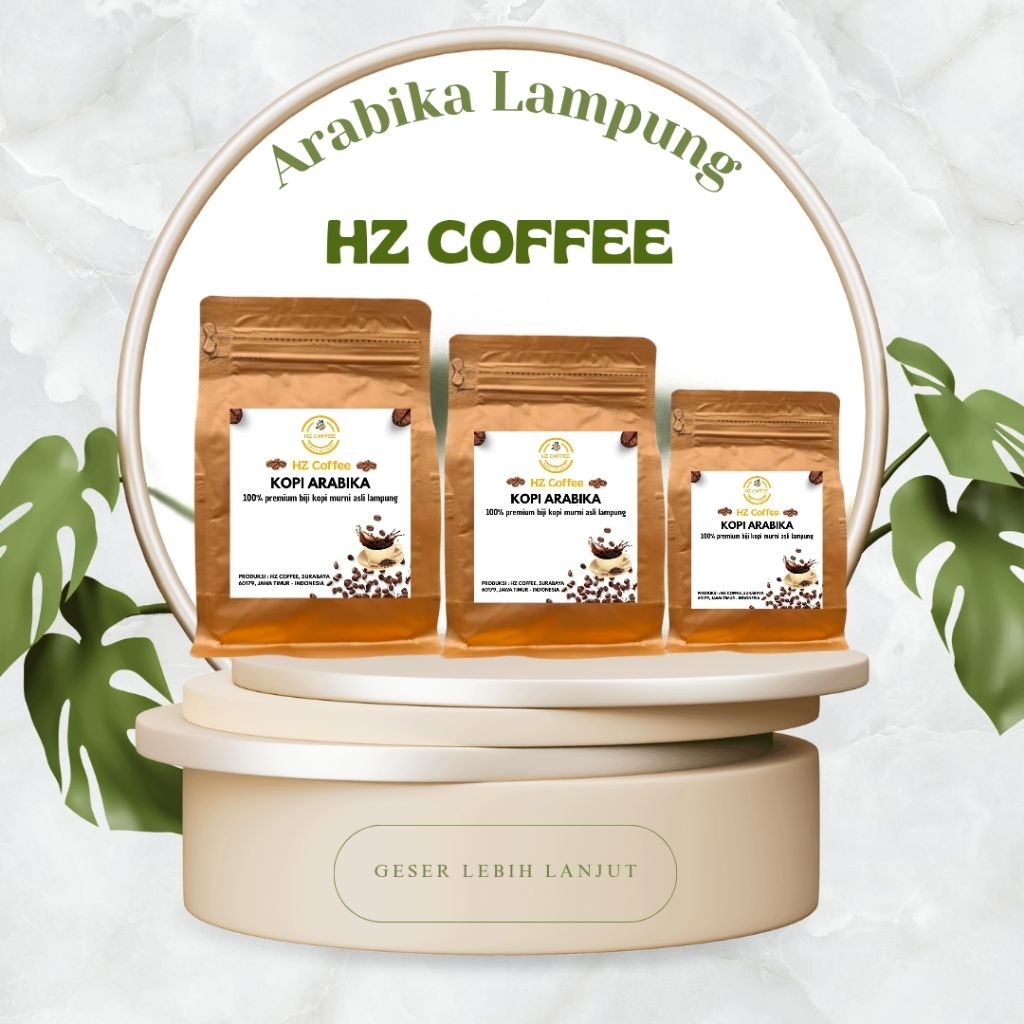 Bubuk/Biji Kopi Arabika Murni Tanpa Campuran Asli Lampung