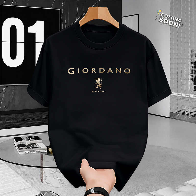 Kaos Giordano Logo T-Shirt Pria Original 100% - Kaos Unisex Streetwear Authentic Quality