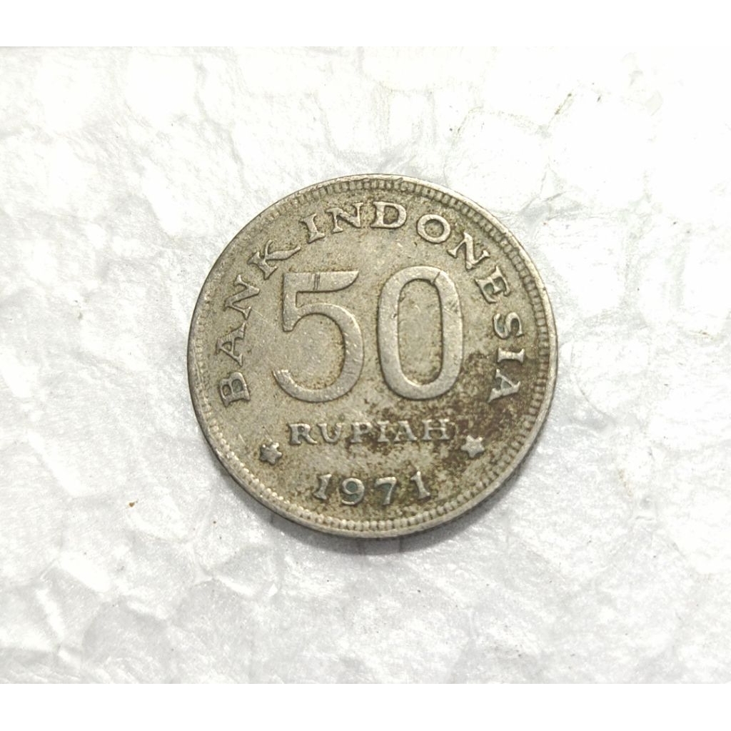 UANG KOUN KUNO 50 RUPIAH TAHUN 1971 ORI