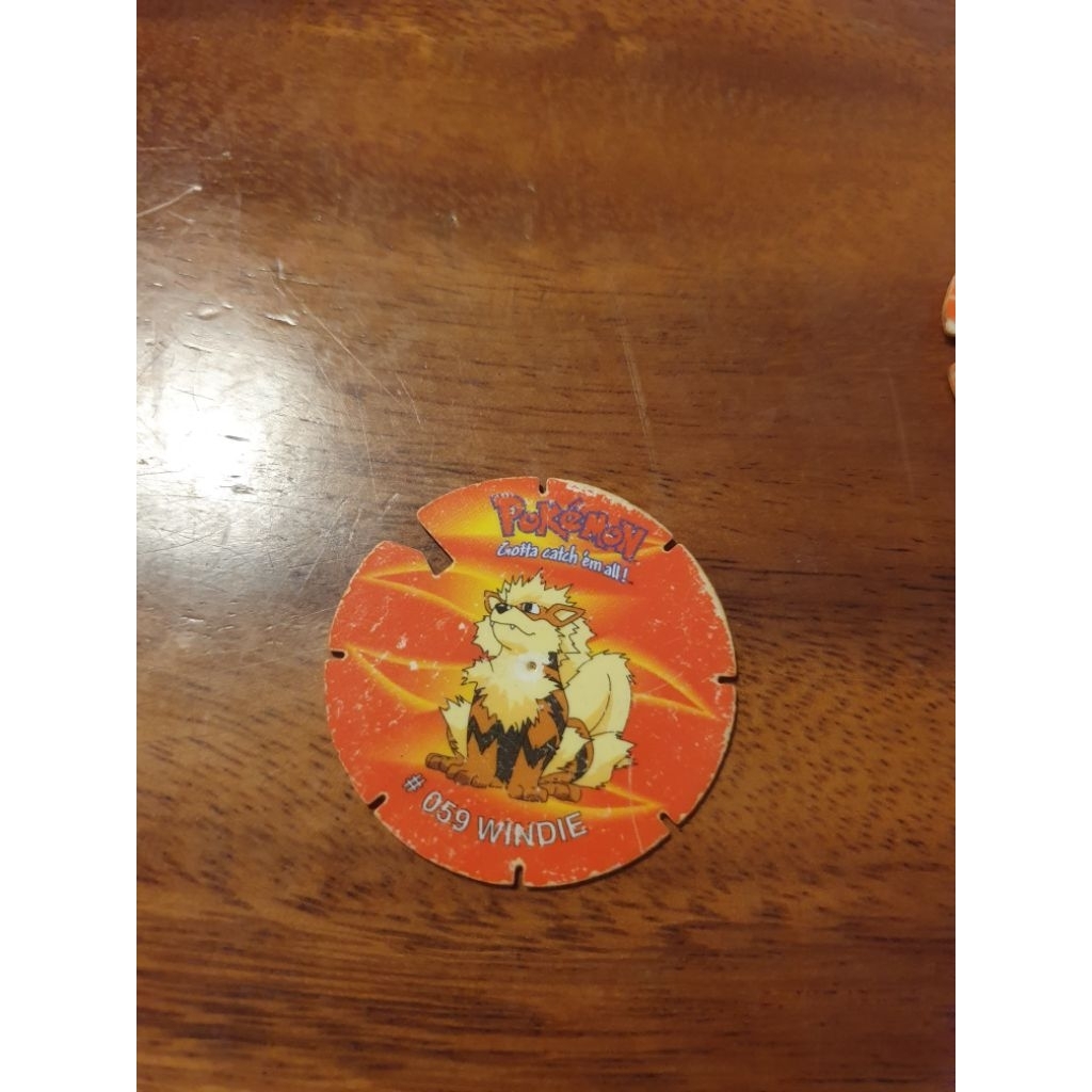 Tazos Spin Pokemon Windie