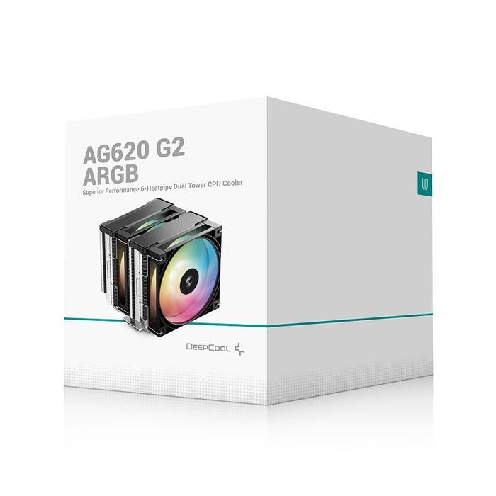 Deepcool AG620 G2 ARGB Dual Tower HSF CPU Cooler Intel AMD