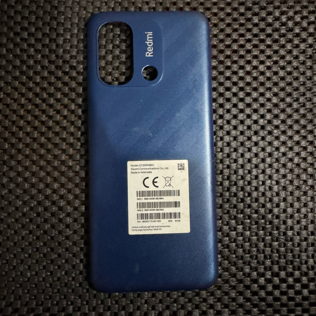 BACKDOOR XIAOMI REDMI 12C ORIGINAL COPOTAN