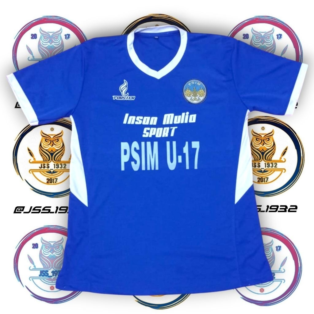 Jersey Bola PSIM JOGJAKARTA U-17 Home Kit HAMZA 20 ORIGINAL Murah Retro Vintage Rare Blokecore Olahr