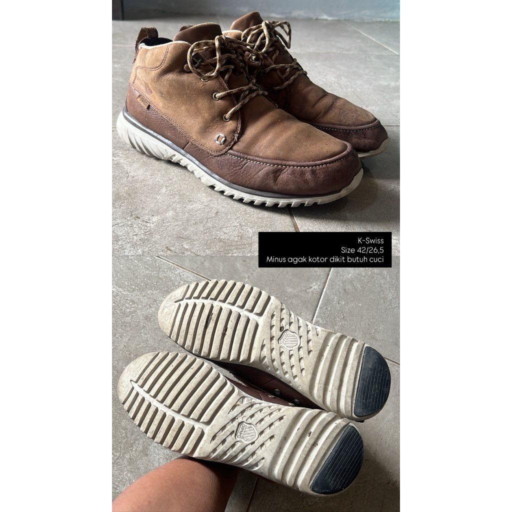 sepatu casual K-Swiss Size 42/26,5