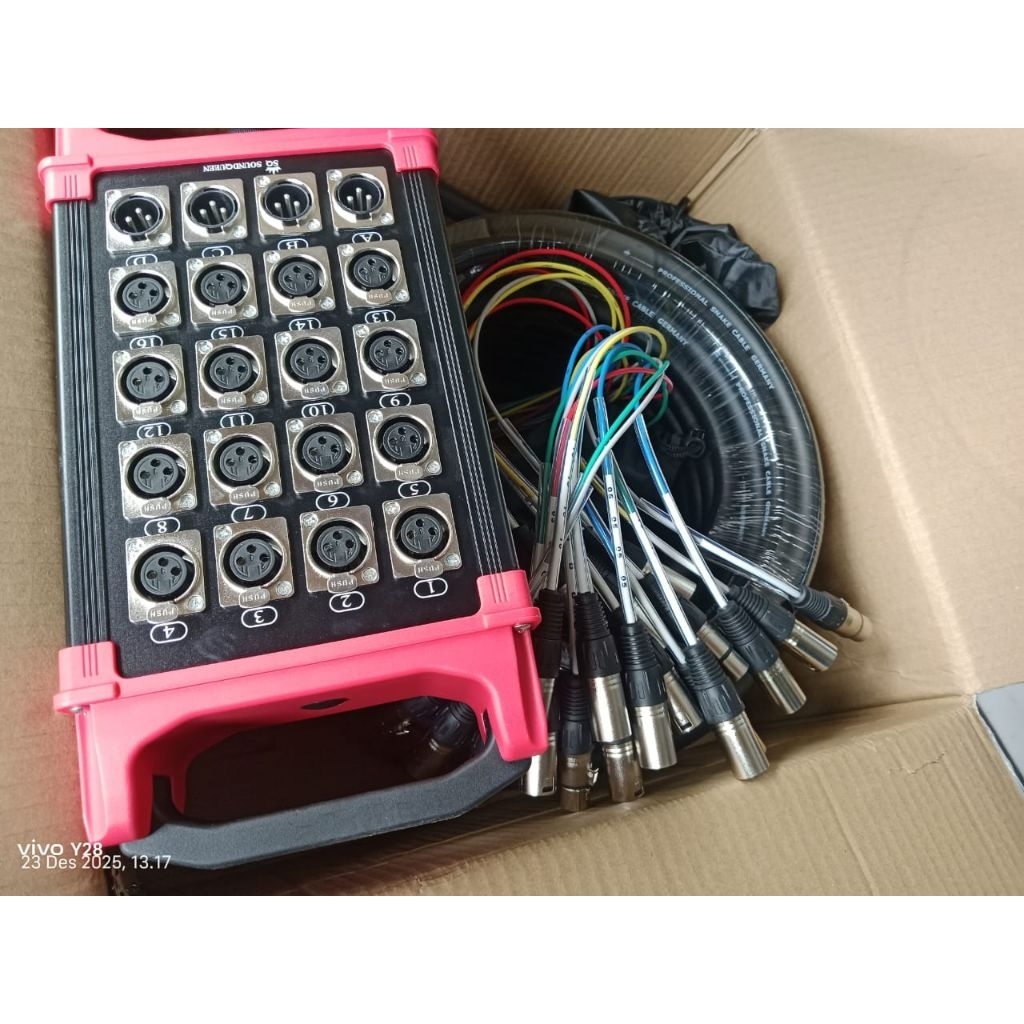 snake soundqueen ksb1645 50meter kabel snake soundqueen snake sq ksb1645