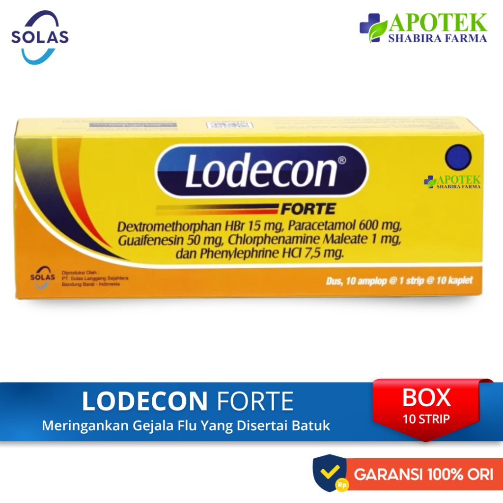 Lodecon Forte Box 100 Tablet