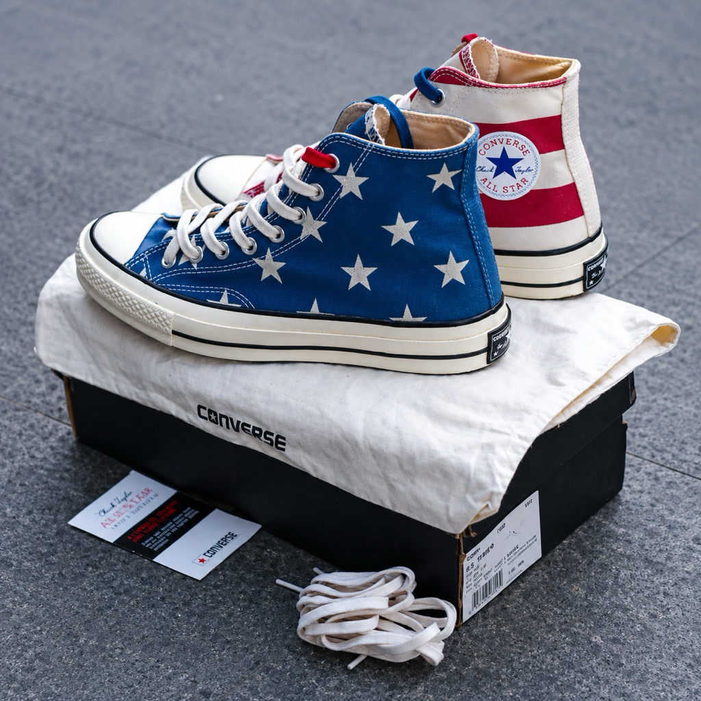 Converse 70s Memorial Days AF Vintage Blue Legion Hi Original