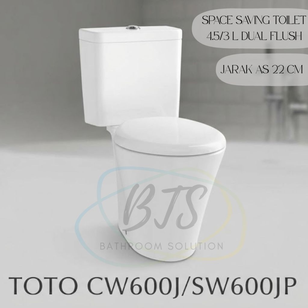 Kloset duduk original TOTO ASLI / kloset duduk kecil CW600J /kloset duduk minimalis TOTO CW600 J / K