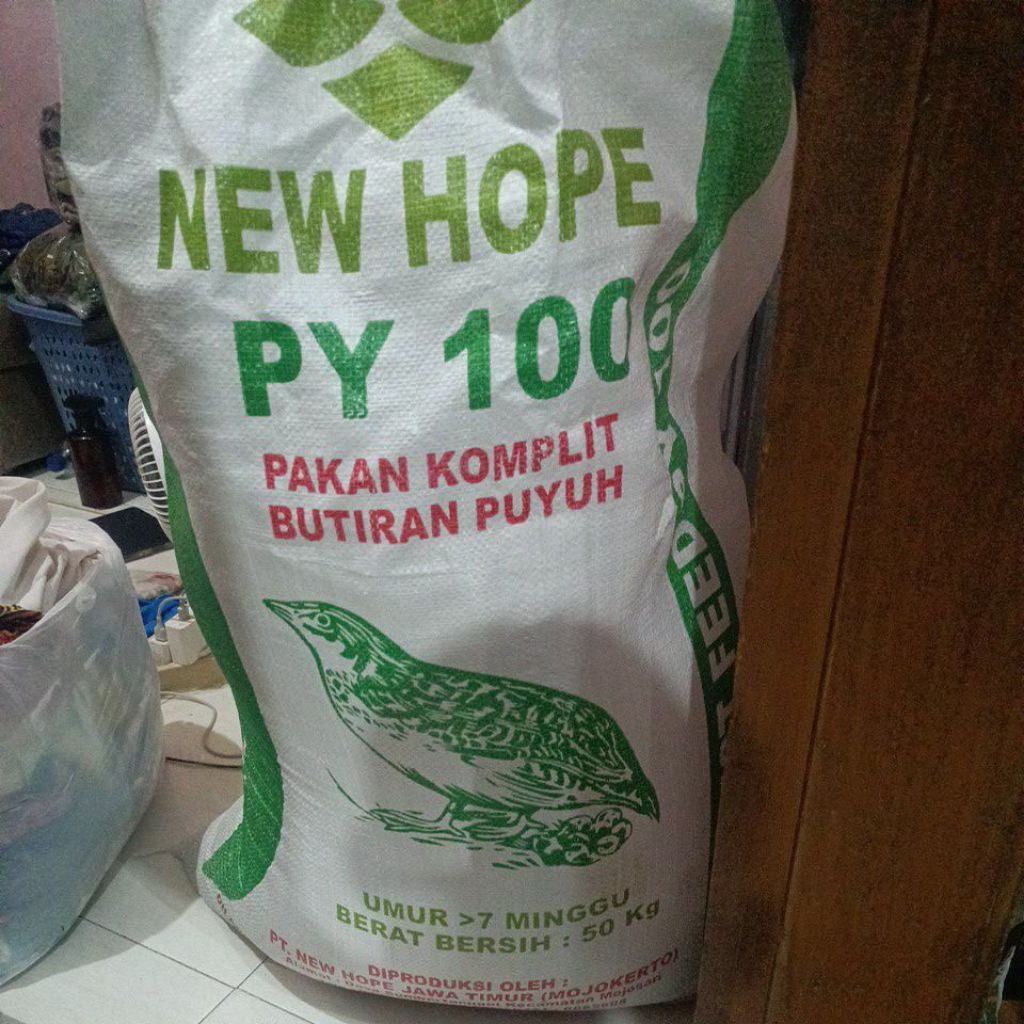 1kg Pakan Puyuh Petelur New Hope PY 100 - Pakan Butiran Komplit untuk Puyuh Petelur