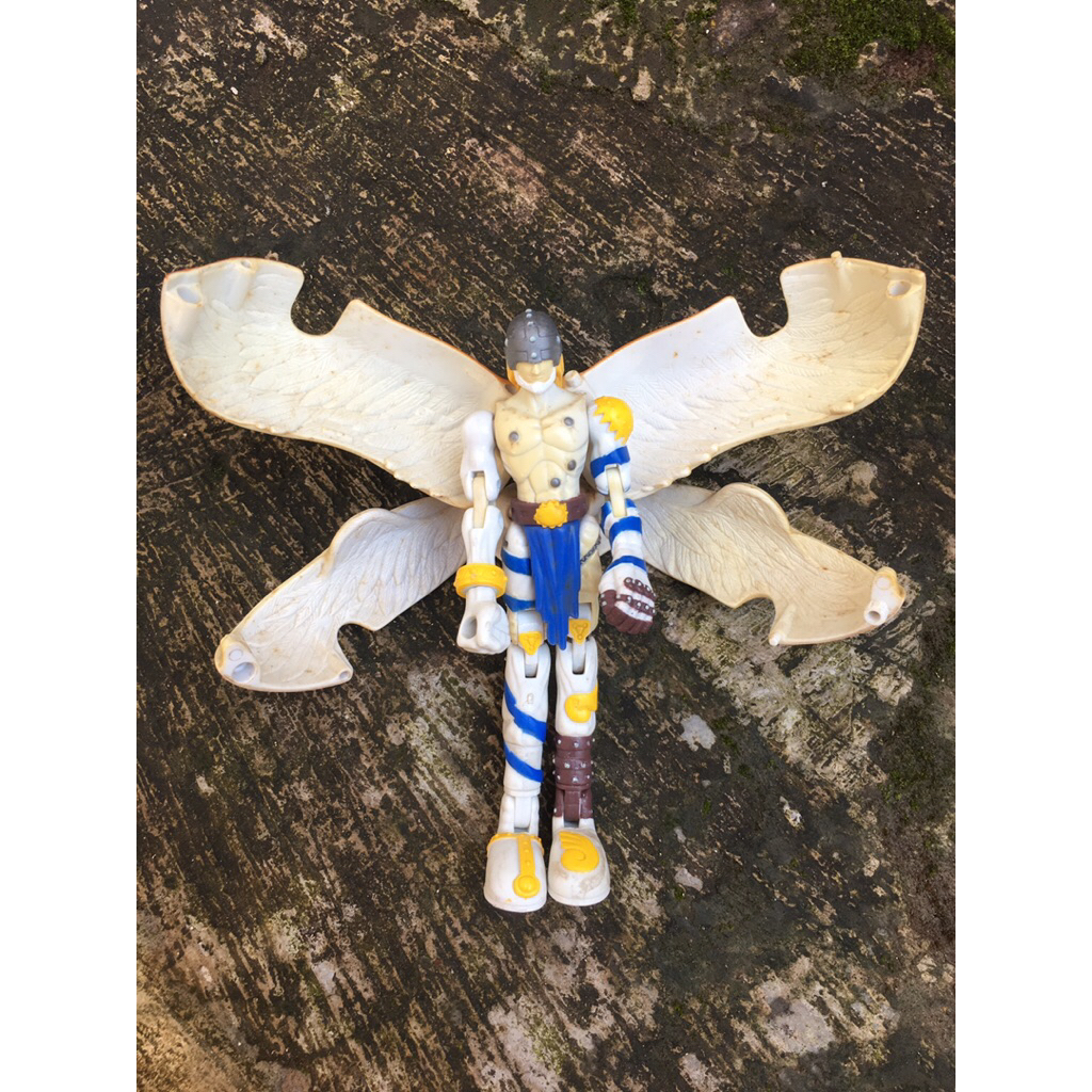 Digimon Digivolving Patamon Angemon Figure Bandai RARE
