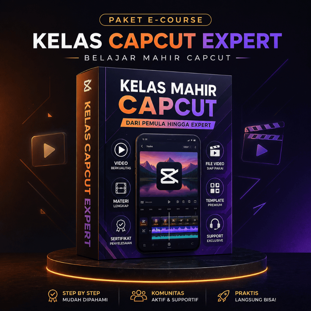 Kelas Capcut Expert - Belajar Mahir Editing Video dengan Aplikasi Capcut Terlengkap