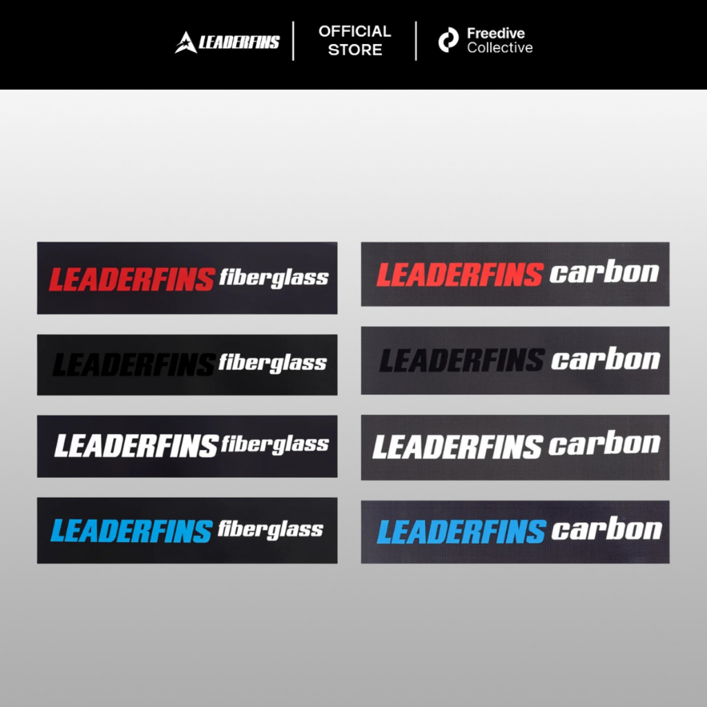 Leaderfins Sticker Set (2pcs) / Stiker Leaderfins Sepasang Tahan Air