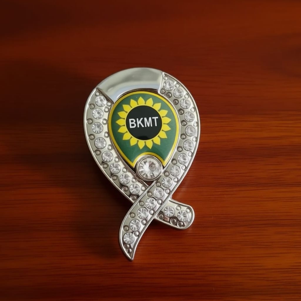Bros bkmt warna silver - pin bkmt
