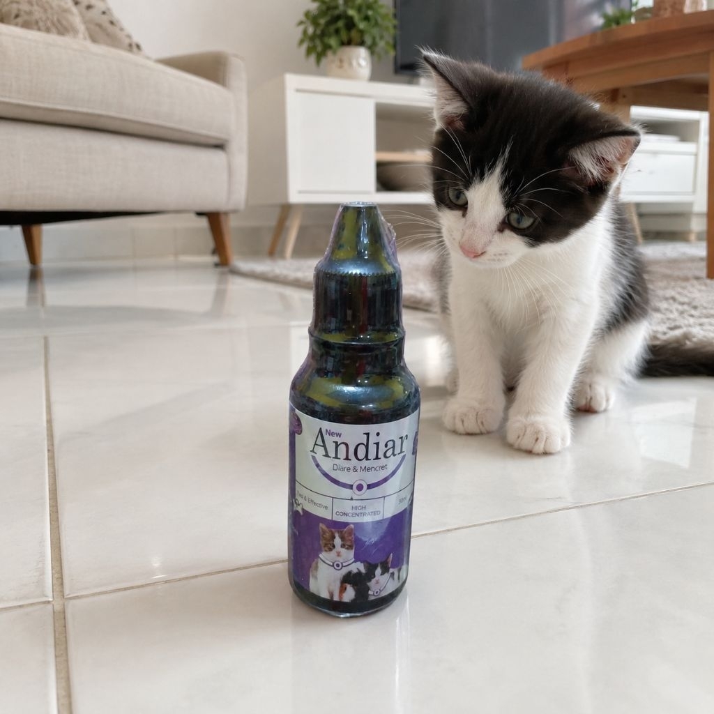ANDIAR CAT Obat Diare Mencret Perut Kembung Kucing Kitten Kucing Dewasa